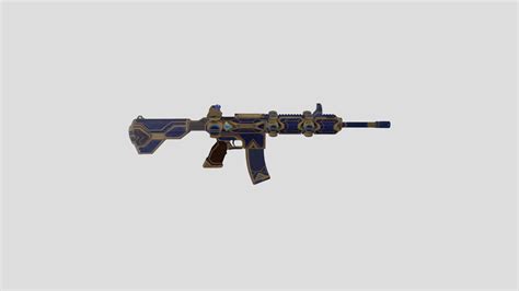 Arcane x PUBG M416 Gun Skin - Download Free 3D model by A4 Awesome ...