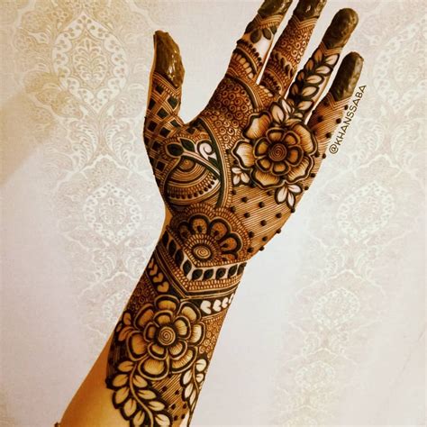 Eid Special Easy Floral Mehndi Designs for Hand - K4 Fashion