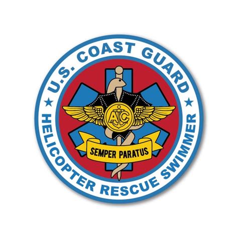 Coast Guard Helicopter Rescue Swimmer Sticker - Etsy