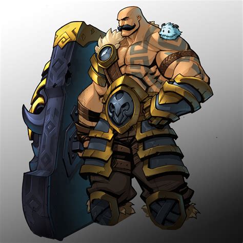 Braum Portrait Art - Ruined King: A League of Legends Story Art Gallery