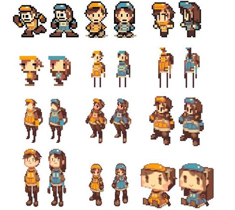 16 bit pixel art - Google Search | アニメのキャラクターデザイン, アイソメトリックアート, キャラクターアート