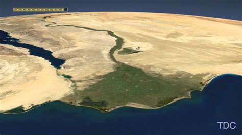 Timelapse View of the Nile Delta from Space - YouTube