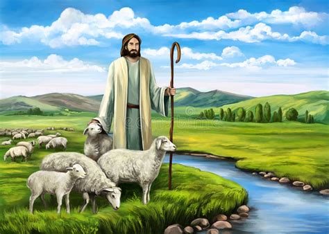 Lord My Shepherd Stock Illustrations – 59 Lord My Shepherd Stock ...