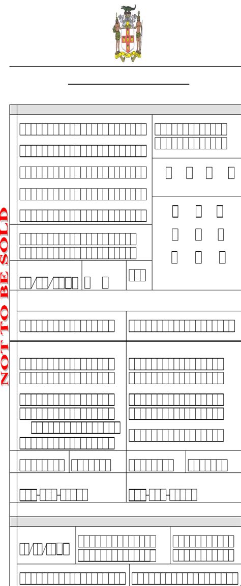 Fill - Free fillable Jamaican Passport Application Form PDF form