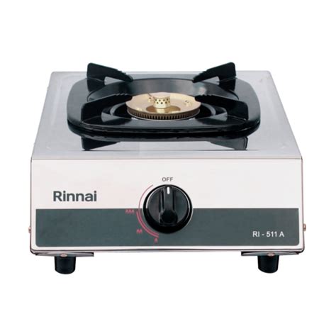 Kompor Satu Tungku Gas Rinnai RI-511A - Rinnai Indonesia