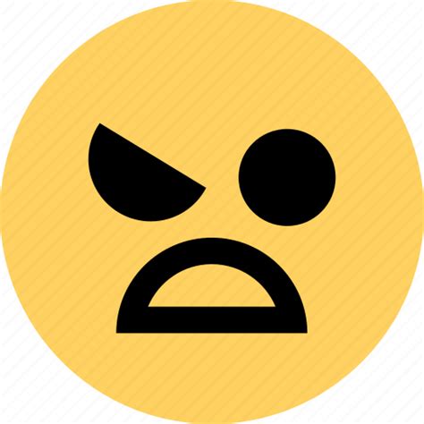 Angry, avatar, emoji, emotion, face, huh icon - Download on Iconfinder