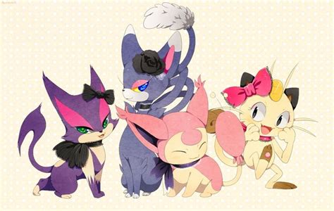 Glameow, Fanart - Zerochan Anime Image Board Pokemon Amv, Cat Pokemon ...