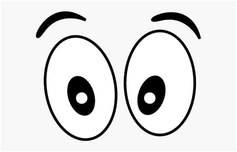 Cartoon Eyes Clip Art Black And White