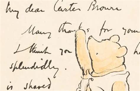 Rare E.H Shepard Winnie the Pooh drawing to sell at PBA Galleries