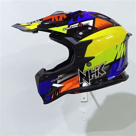 Jual Helm NHK Cross one Custom Ultimate Riding helm | Shopee Indonesia