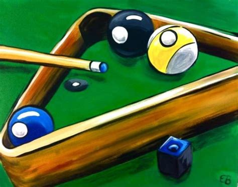 Billiards from Uptown Art | Billiards art, Pool art, Billiard art