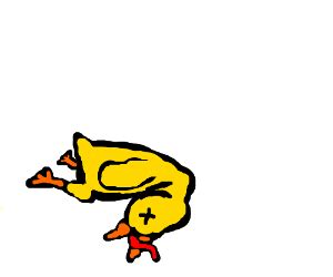 A dead duck. - Drawception