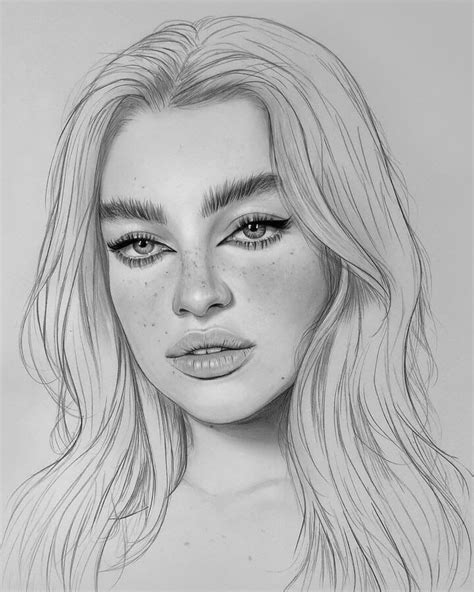 Beauty in WIP Drawings | Art drawings sketches creative, Portrait ...