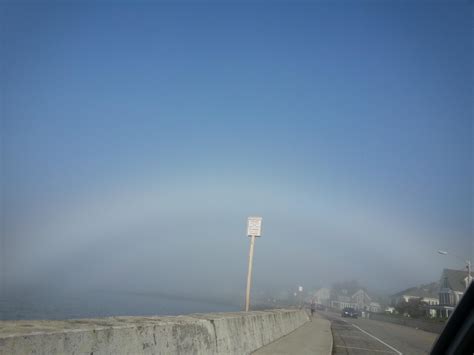 This is a fog bow : mildlyinteresting