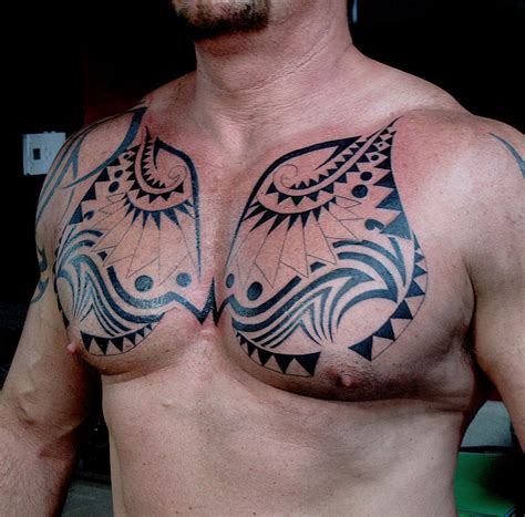 Tribal Chest Tattoos Designs, Ideas and Meaning - Tattoos For You