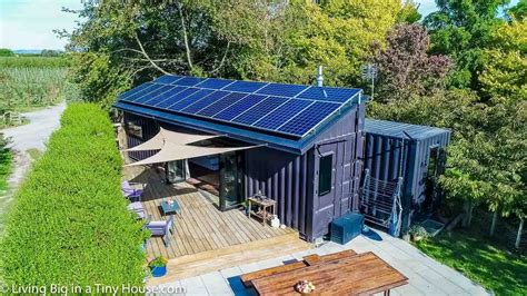 Living Big in a Tiny House - 40ft Shipping Containers Transformed Into ...