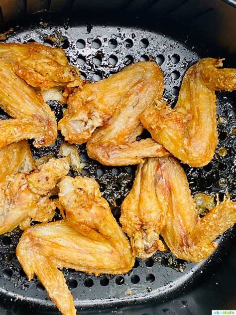 Crispy Air Fryer Chicken Wings recipe - Urban Bliss Life