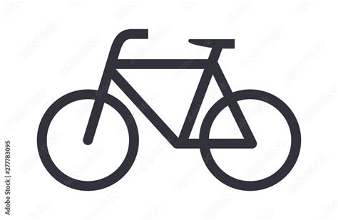 Bike icon bicycle vector symbol Stock Vector | Adobe Stock