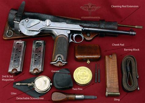 C93 Borchardt Cased with all Accessories | Luger C93 | Pinterest | Guns