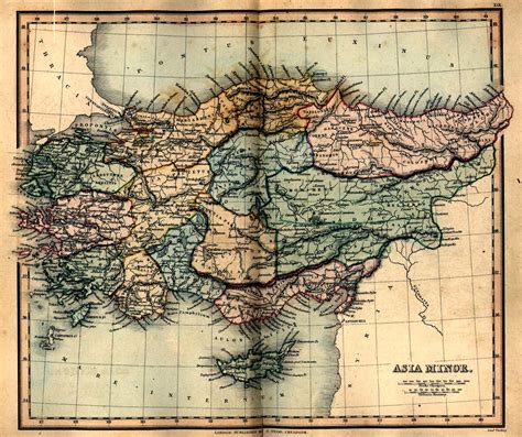 Asia Minor Ancient Map 1849 Old World Maps, Old Maps, Antique Maps ...