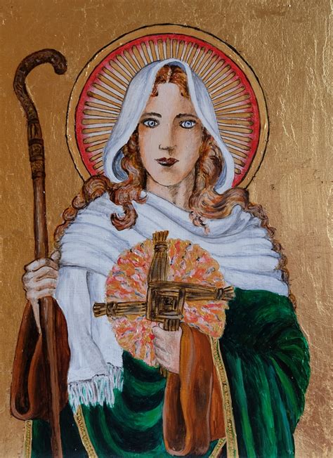 St Brigid of Ireland – artbyeileen