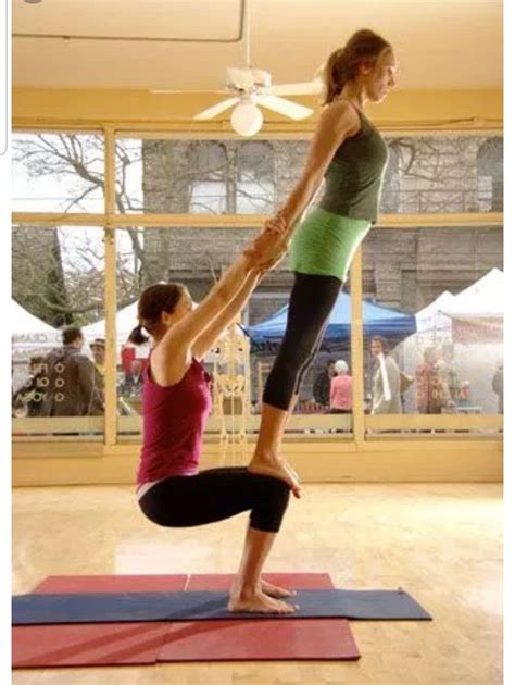 Two person yoga poses - crosssubtitle