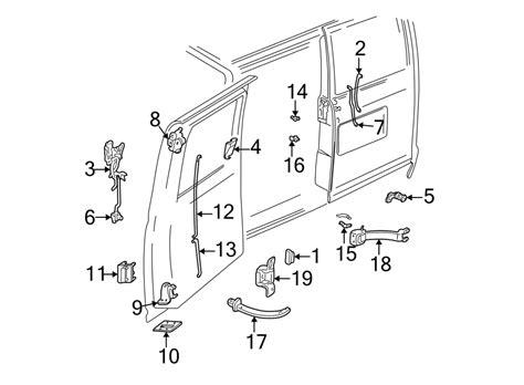 Chevrolet Astro Handle. Door - 84898480 | GM Parts Outlet, EASTPOINTE MI