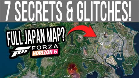 Forza Horizon 5 - 7 Secrets, Glitches & Easter Eggs! FH6 JAPAN FULL MAP ...