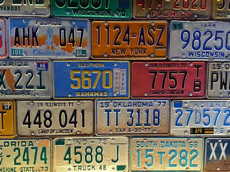 License Plate Wall Art Photograph by Denise Mazzocco | Pixels