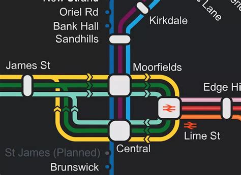 Merseyrail Map Zones