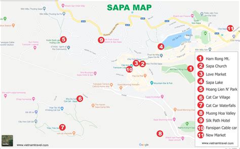 Sapa Travel Maps: Top 11 Things To Do & Must See Attractions