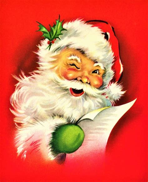 Vintage Santa Pictures Free – The Urban Decor