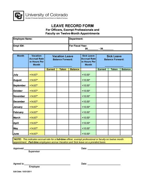 Vacation Tracker Template ~ Excel Templates