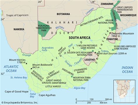 South African Map