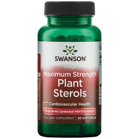 Swanson Maximum Strength Plant Sterols - Featuring Cardioaid ...