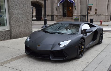 Lamborghini Aventador Matte Black Wallpaper | Lamborghini aventador ...