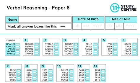 11+ Verbal Reasoning Practice Tests | 11 Plus Resources