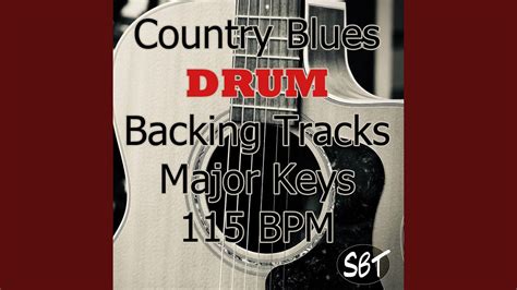 Country Blues Drum Backing Track G Major - YouTube