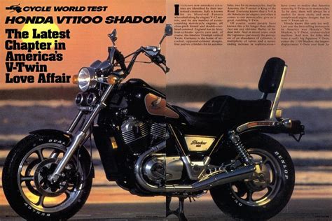 Honda Vt1100 Shadow | Cycle World | JUNE 1985