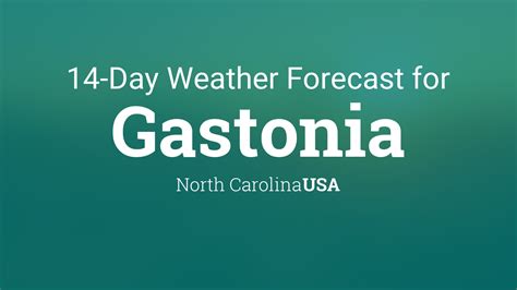 Gastonia, North Carolina, USA 14 day weather forecast