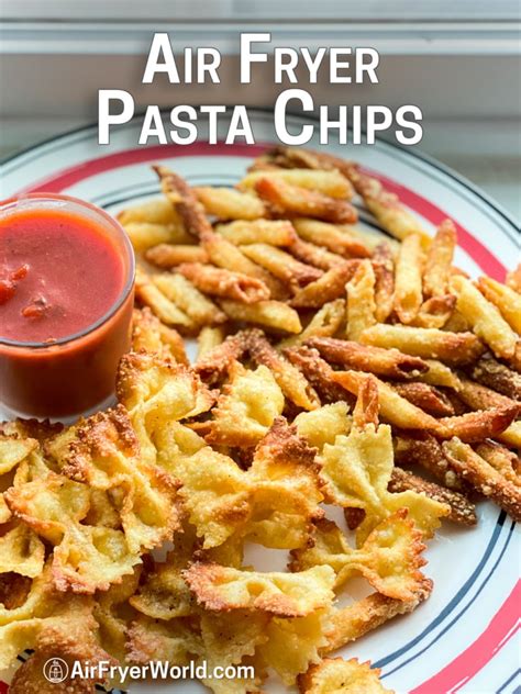 Air Fryer Pasta Chips Recipe w/ Parmesan QUICK EASY | Air Fryer World