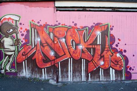 red-letter graffiti nick Murals | graffiti tag | graffiti art