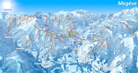 Megève Ski Map