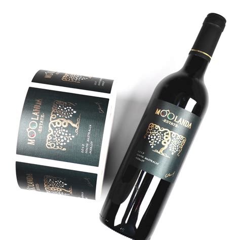 Printing Black Label Red Wine For Bottle-Custom Wine Labels-Cheap ...