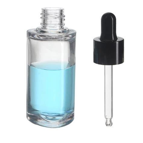 50ml Clear Extra Thick Triangle PETG Plastic Dropper Bottle with 20/410 ...