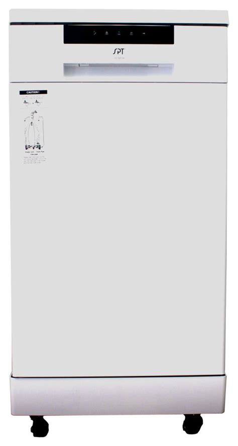 18″ Energy Star Portable Dishwasher – White - Contemporary ...