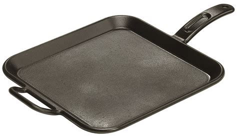 Buy Lodge Pro-Logic 12 Inch Square Cast Iron Griddle. Pre-Seasoned ...