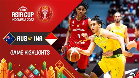 Australia 🇦🇺 - Indonesia 🇮🇩 | Basketball Highlights - FIBA Asia Cup ...