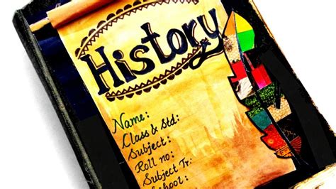 History project File || History project file decoration || Step by step ...