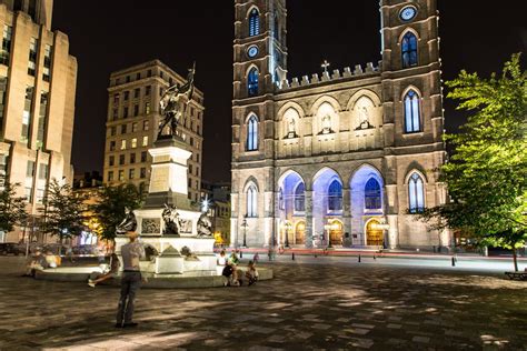 Photo: Night Scene at Notre Dame Basilica of Montréal | Notre dame ...